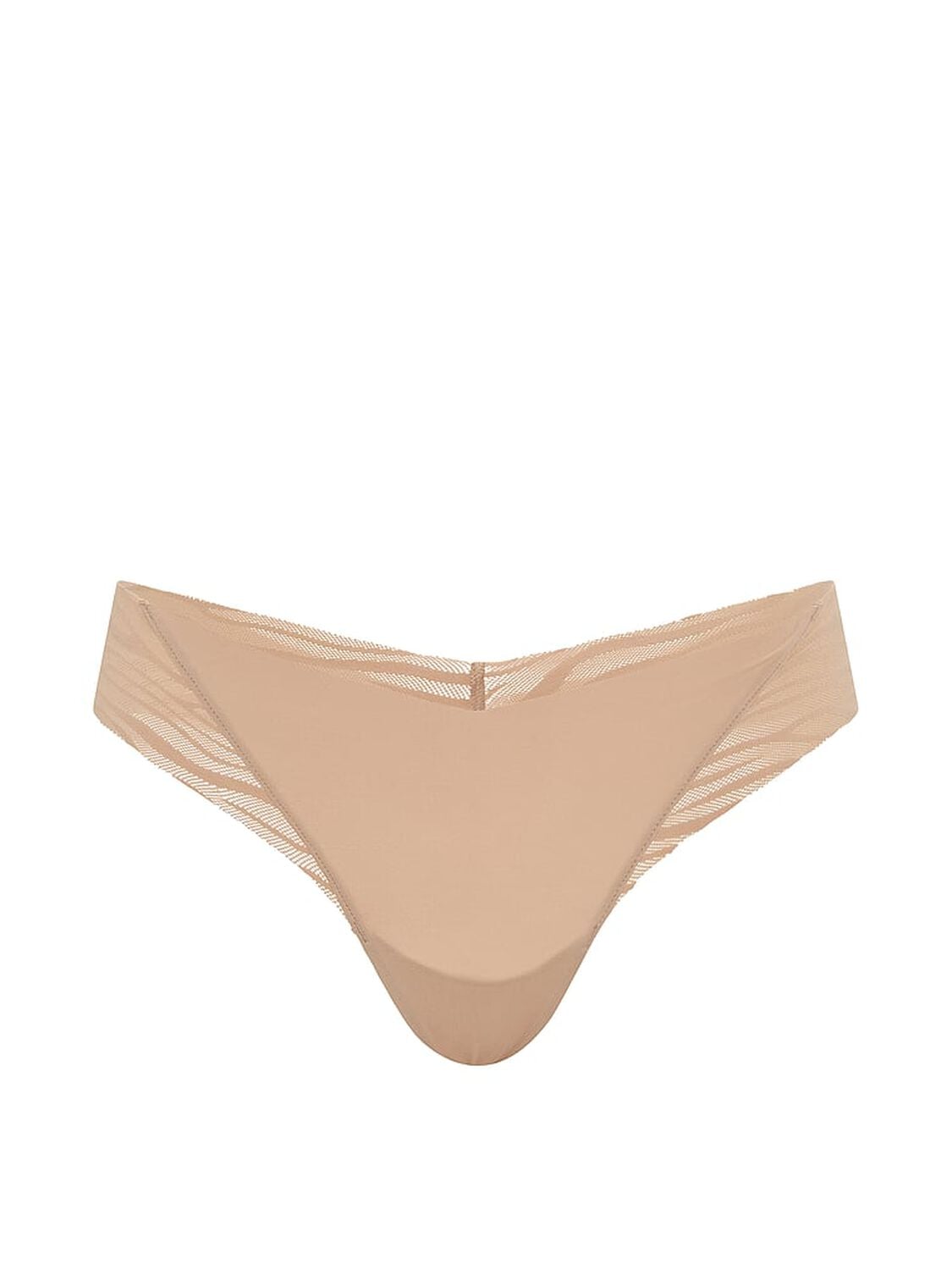 vs Pink No-Show Thong Panty Praline 3 of 3 