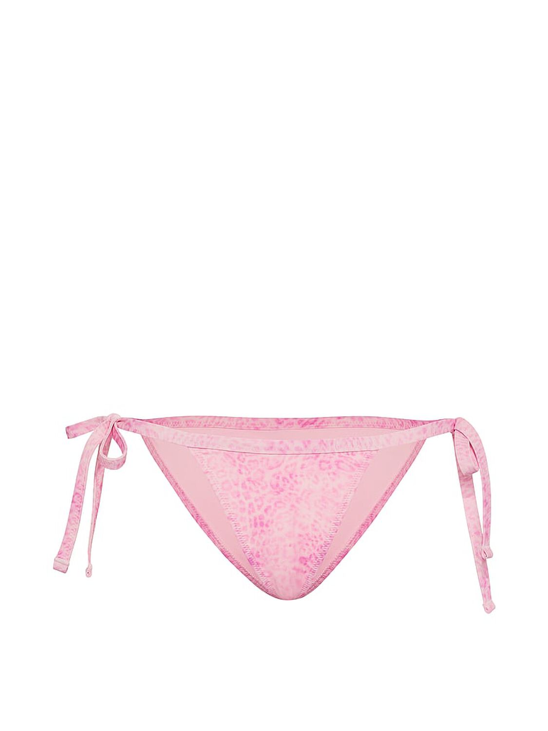 vs Pink Low-Rise Side-Tie Cheeky Bikini Bottom Leo Haze Pink 3 of 3 