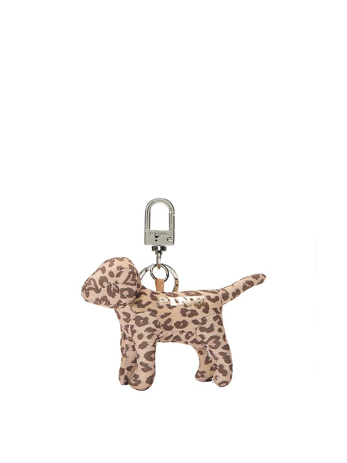 vs Pink Micro Dog Keychain Charm Leopard Print 1 of 1 