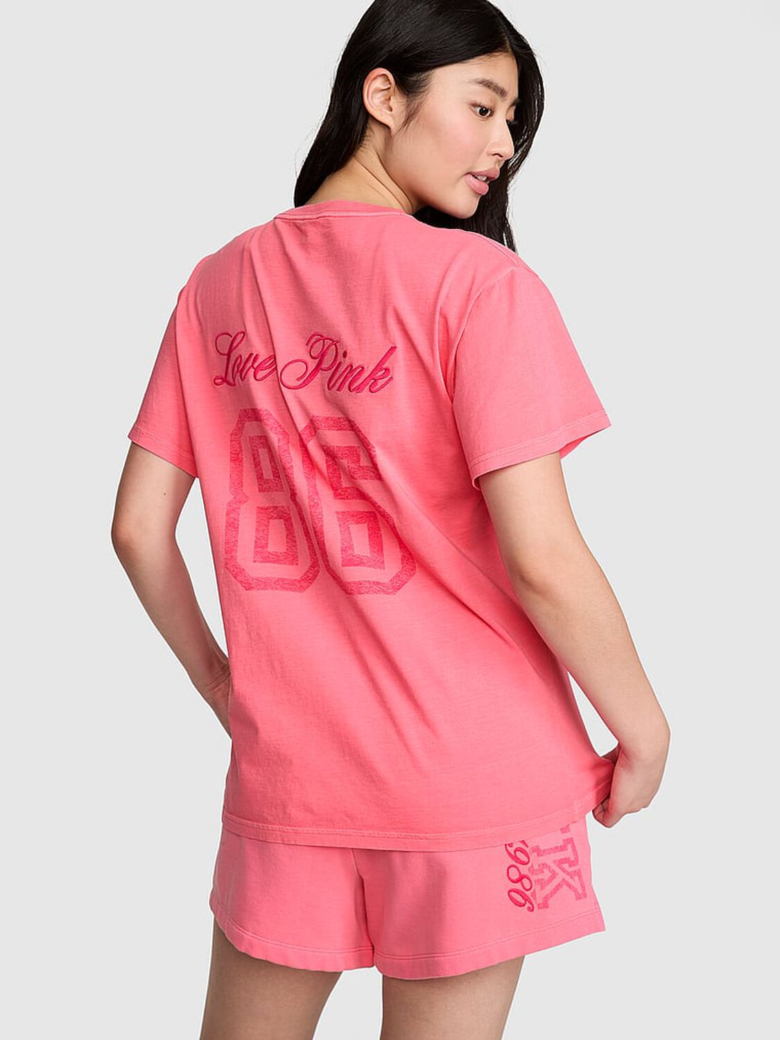 vs Pink Campus Cotton&trade; Tee Vivid Pink 2 of 2 
