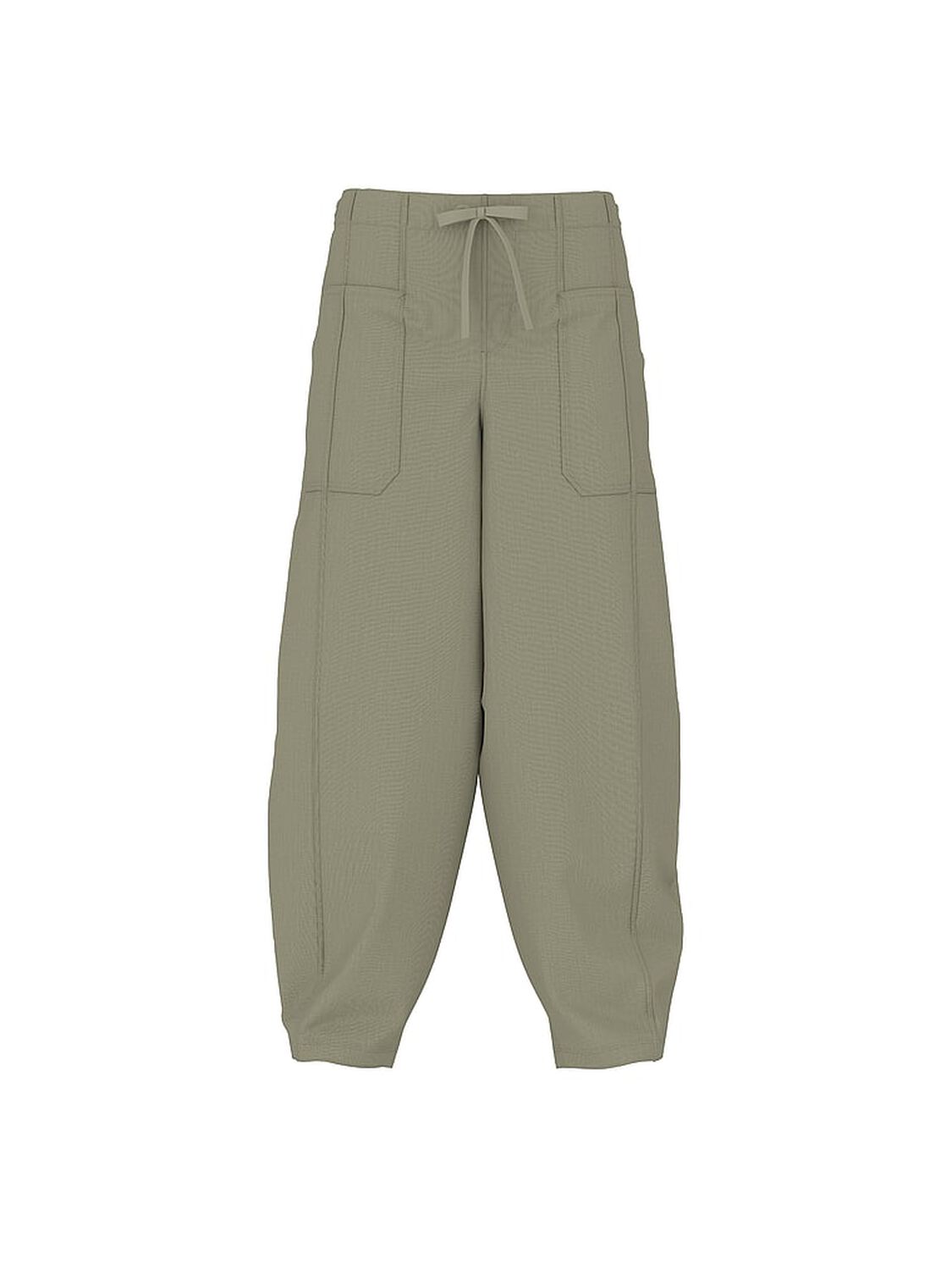 vs Pink Take It Easy Pull-On Barrel Pants Slate Green 3 of 3 