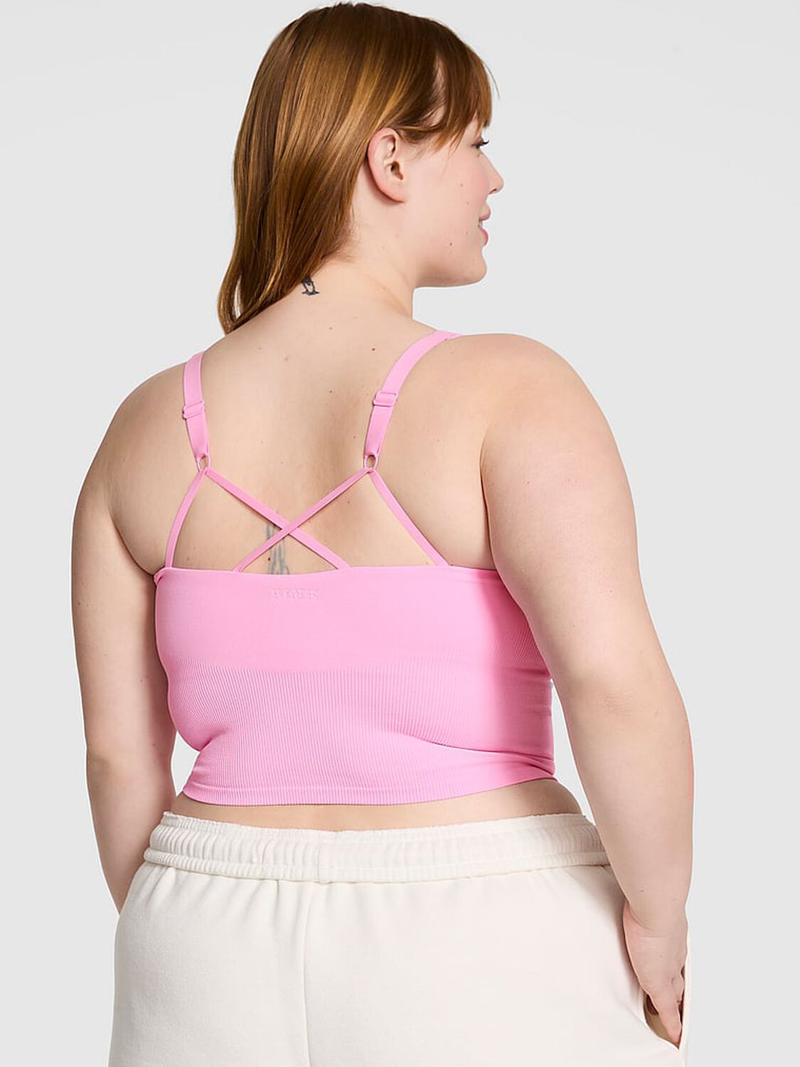 vs Pink Seamless Strappy Tank Top Pink Lollipop 1 of 1 