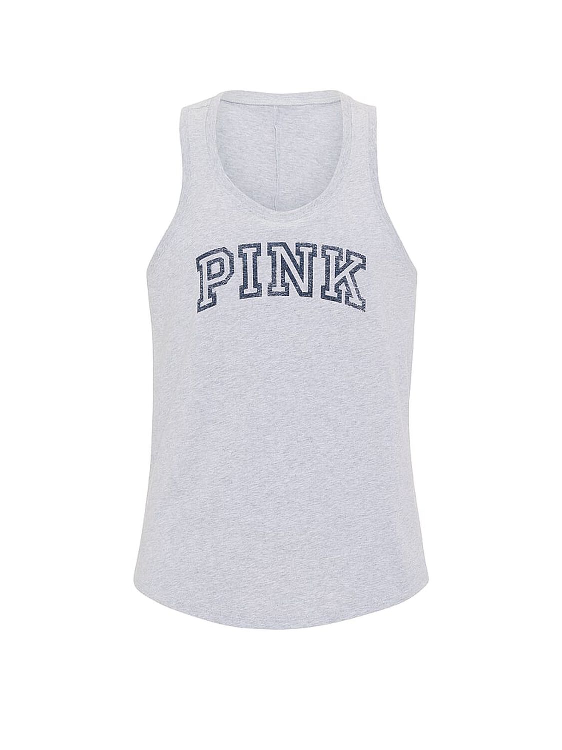 vs Pink Campus Cotton&trade; Tank Top Heather Grey 3 of 3 
