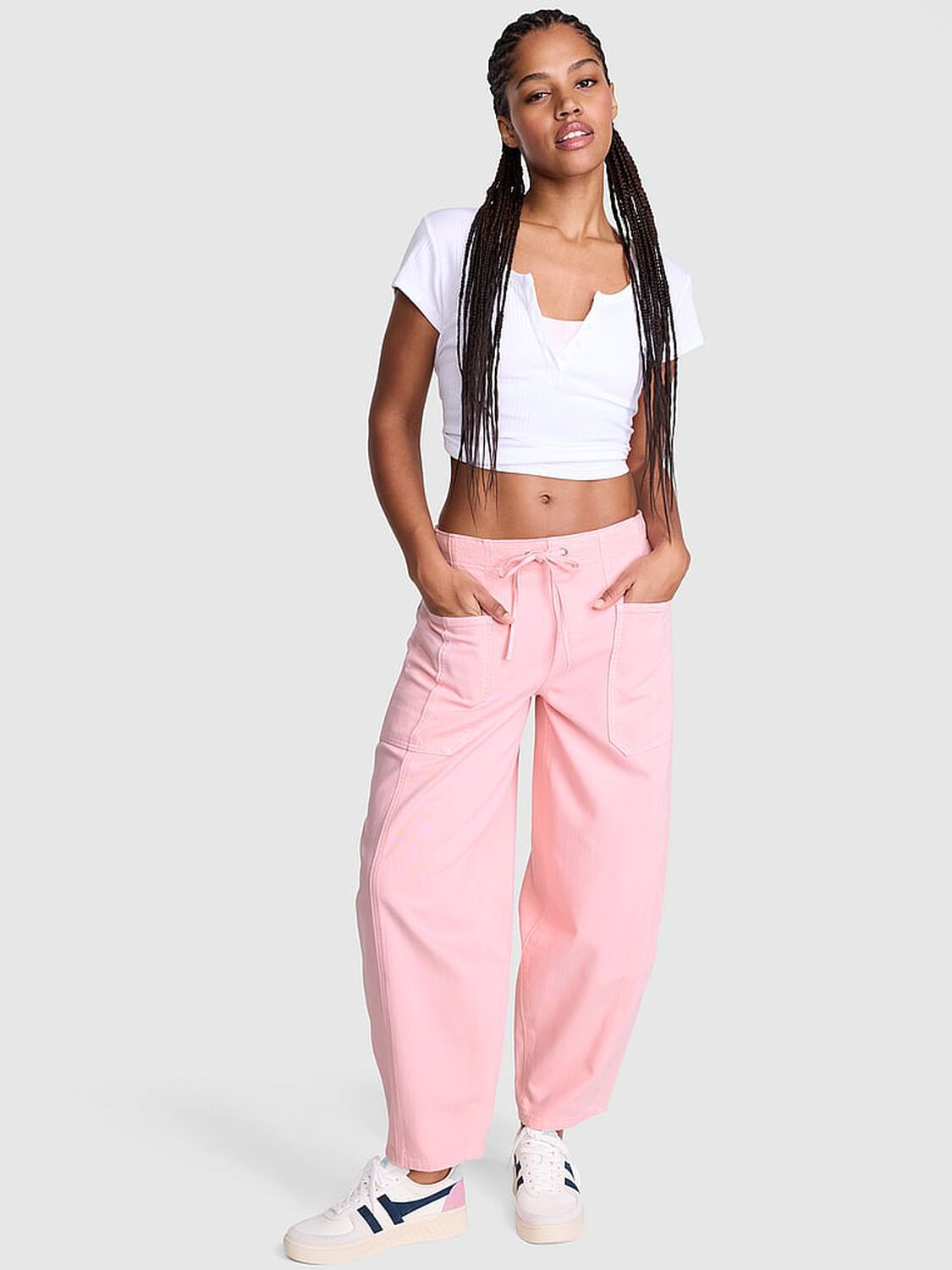 vs Pink Take It Easy Pull-On Barrel Pants Dollhouse 1 of 4 