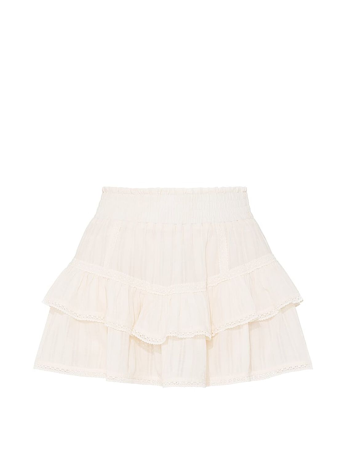 vs Pink Frill Seeker Ruffle Skort Winter White 3 of 3 