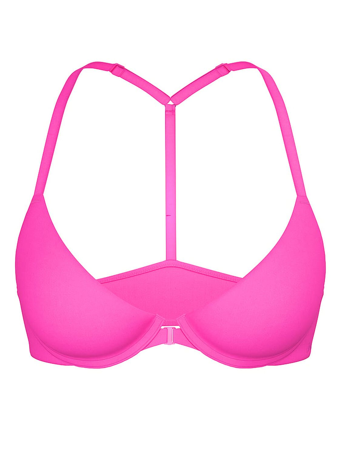 vs Pink Wear Everywhere Wear Everywhere Front-Close Lightly Lined Full Coverage T-Shirt Bra Pink Gossip 3 of 3 