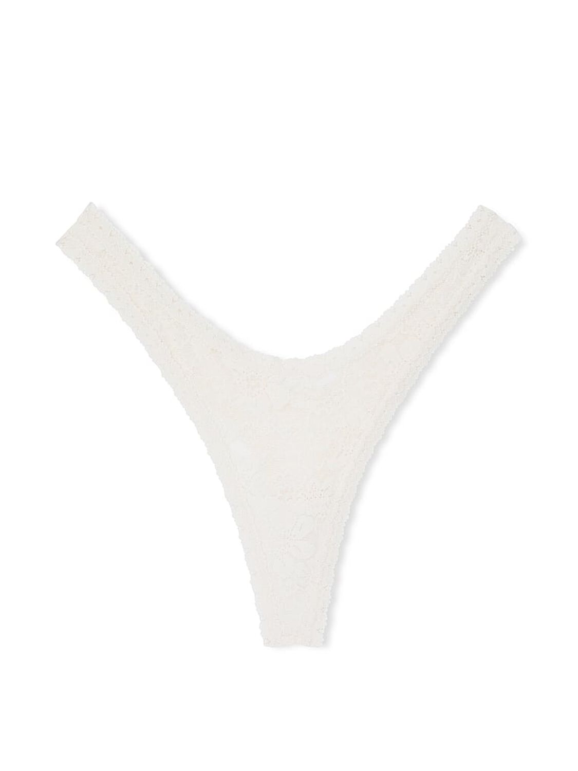vs Pink Wink Micro Thong Panty Coconut White 1 of 2 