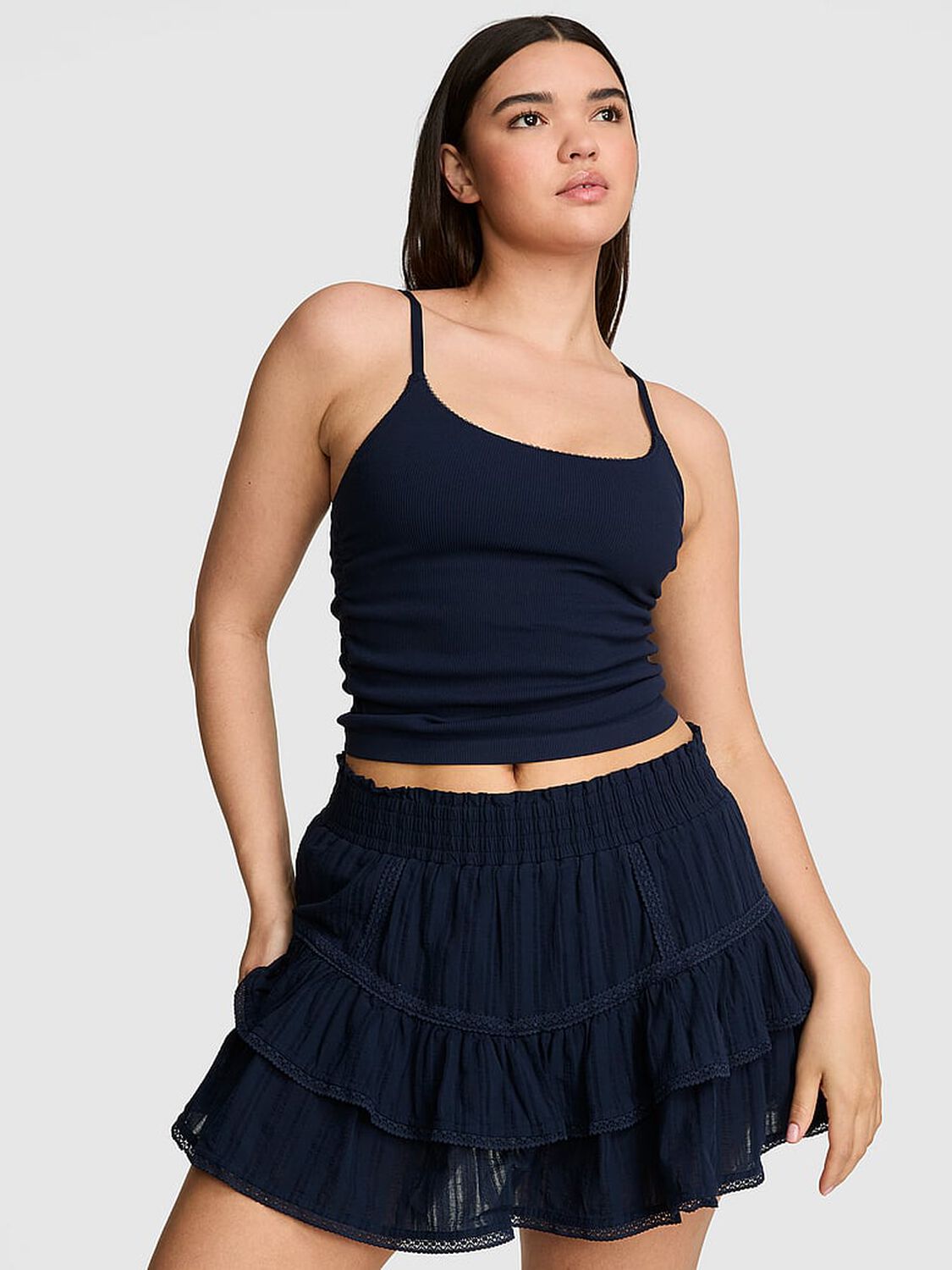 vs Pink AnyWear Cami Noir Navy 1 of 3 