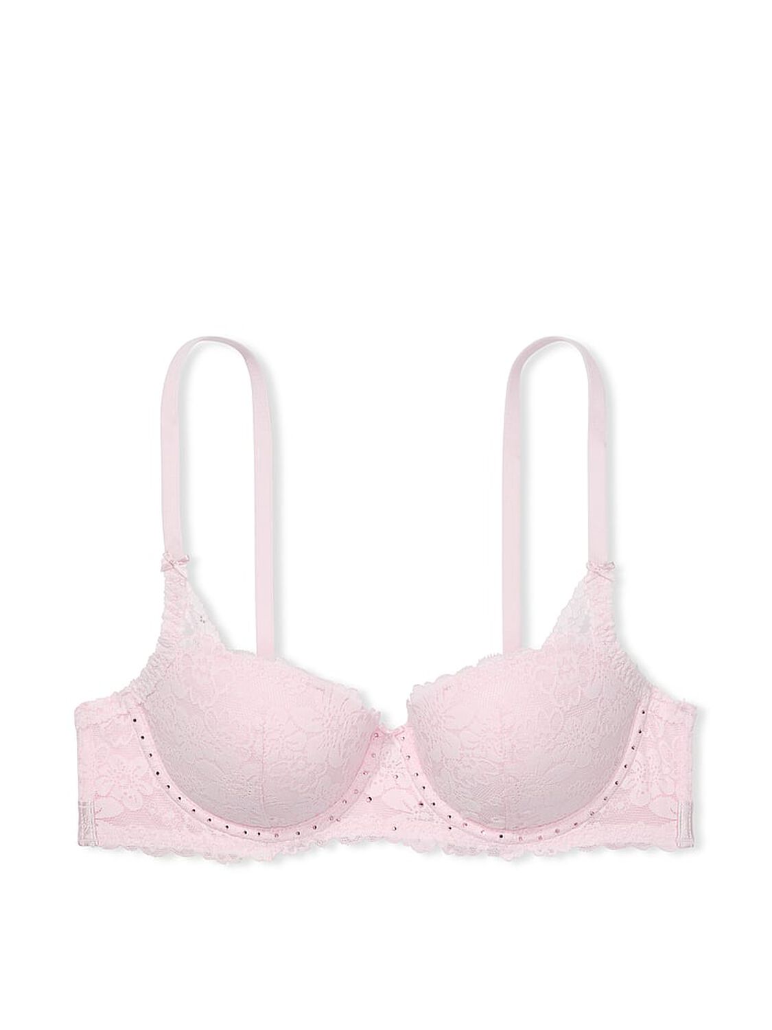 vs Pink Wink Wink Lightly Lined Balconette Bra Pink Tulip 3 of 4 