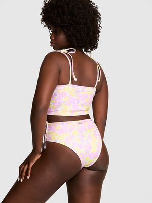 Bow-Strap Push-Up Tankini Top