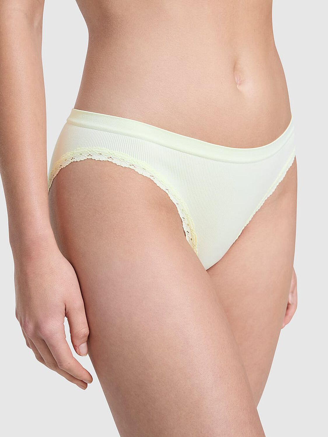 vs Pink Seamless Bikini Panty Fresh Mint 1 of 3 