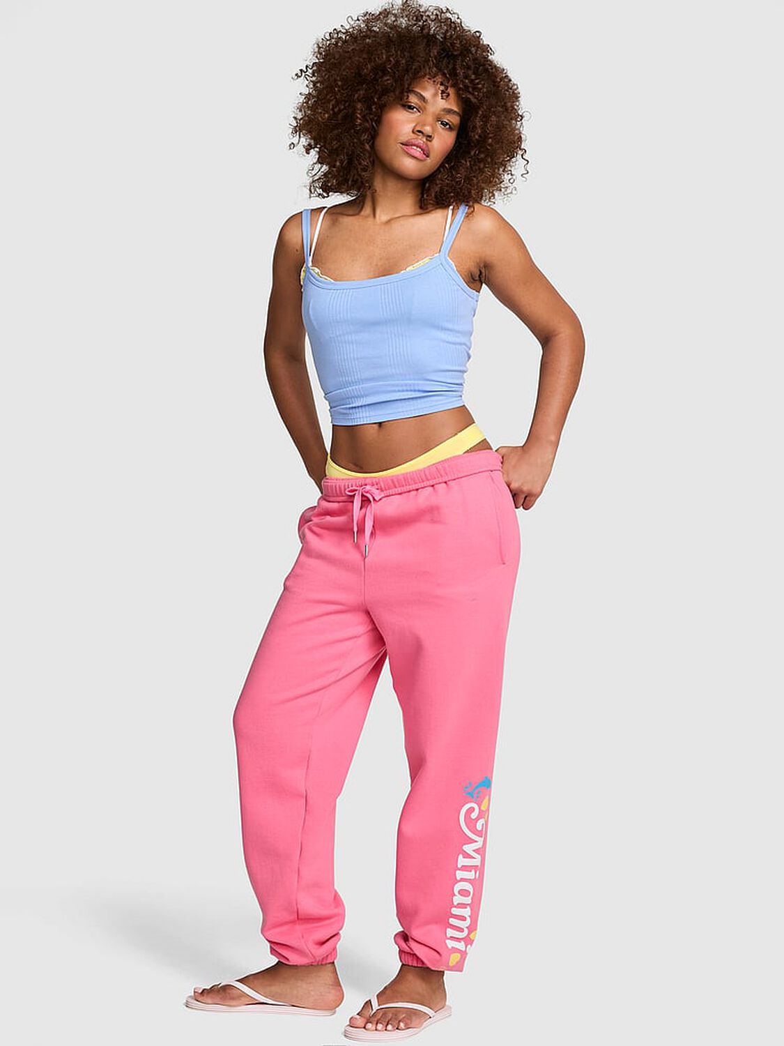 pink Pink Campus Fleece&trade; Sweatpants Love Me Pink 1 of 4 