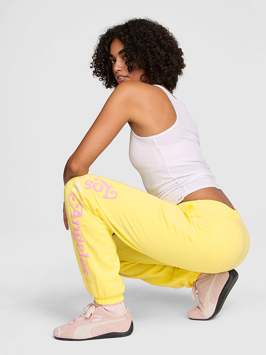 pink Pink Campus Fleece&trade; Sweatpants Pineapple Ice 2 of 2 