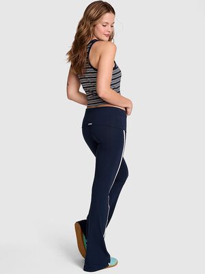 All-Day Cotton Foldover Flare Leggings