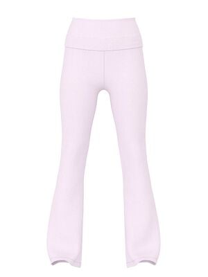 Soft Modal Foldover Kick-Flare Leggings
