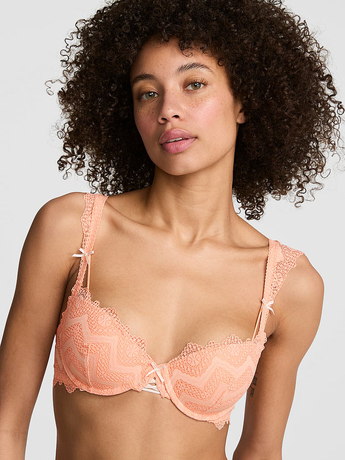 vs Pink Wink PINK Wink&trade; Push-Up Balconette Bra Peach Tree 1 of 3 