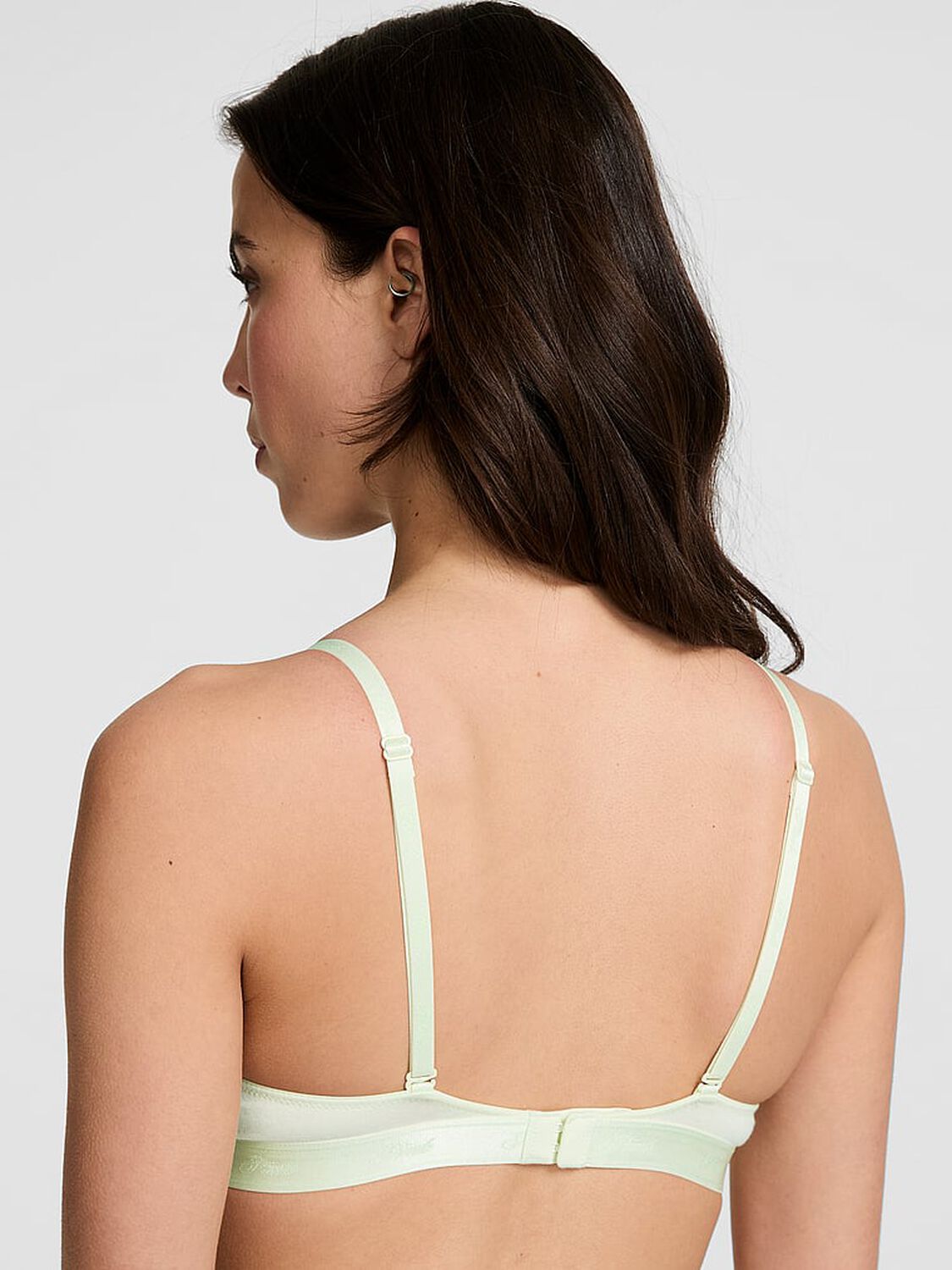 vs Pink Wear Everywhere Wear Everywhere Push-Up Bra Fresh Mint 2 of 2 