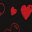 Logo Cotton Boyshort Panty, Black Broken Hearts, swatch