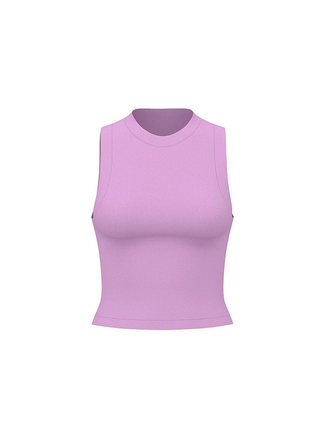vs Pink Soft Seamless High-Neck Cropped Tank Light Lilac 3 of 3 