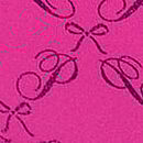 No-Show Hiphugger Panty, Pink Script P Bow, swatch