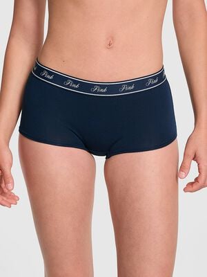 Logo Cotton Boyshort Panty