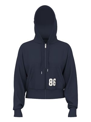 Ivy Terry Shrunken Full-Zip Hoodie