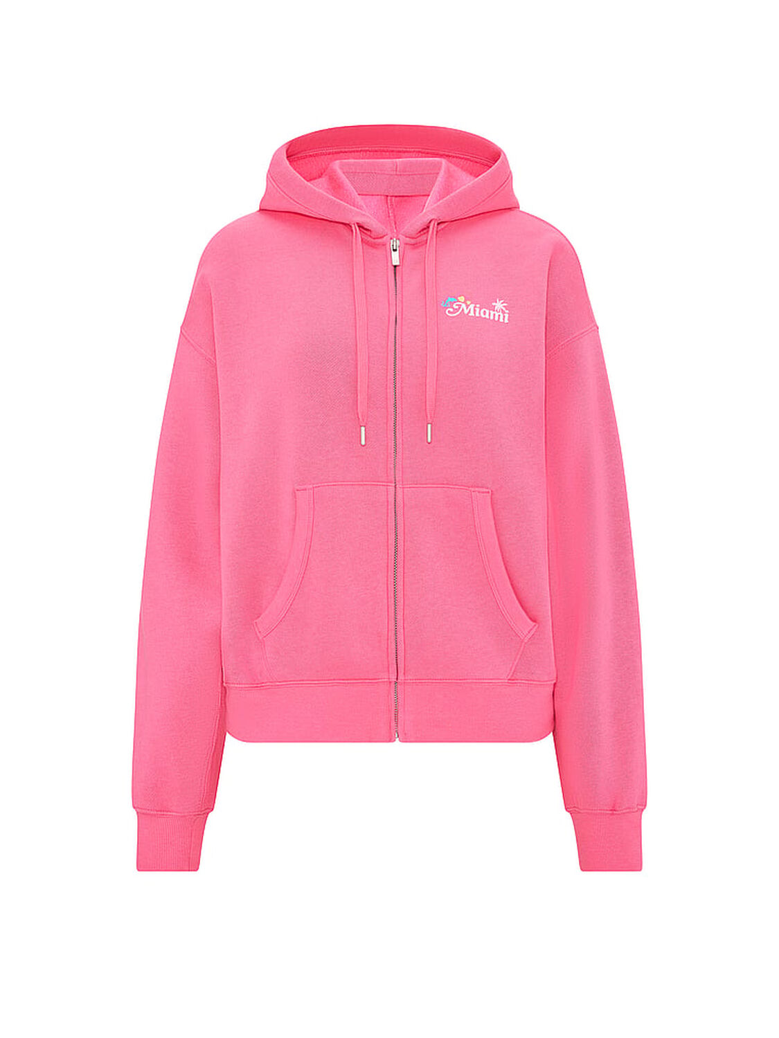 pink Pink Campus Fleece&trade; Full-Zip Hoodie Love Me Pink 3 of 4 