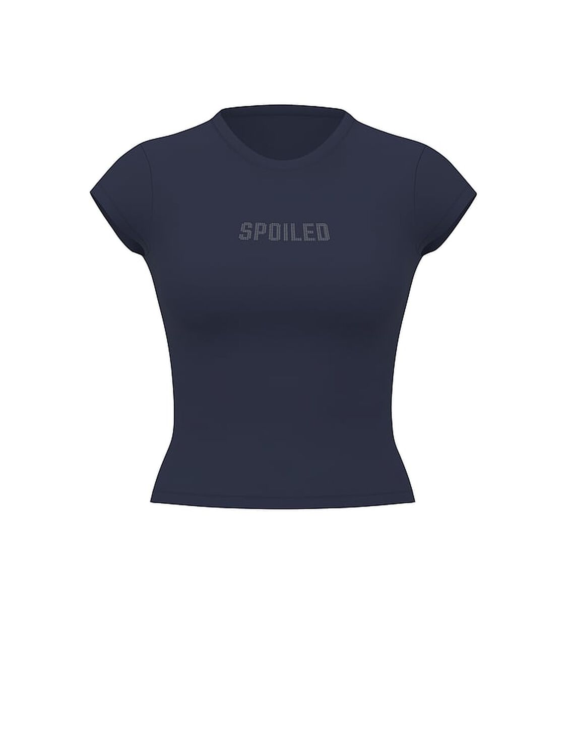 vs Pink Cotton Baby Tee Noir Navy 3 of 3 