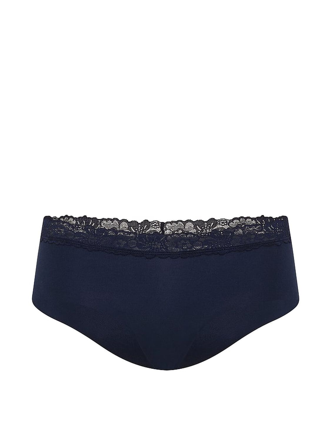vs Pink No-Show Cotton Cheeky Panty Noir Navy 3 of 3 