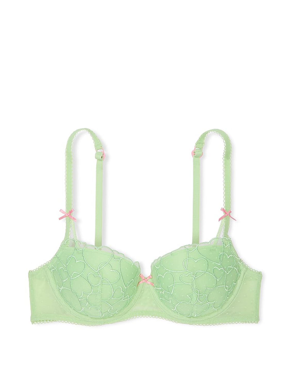 vs Pink Wink Push-Up Balconette Bra Pale Petal 1 of 3 