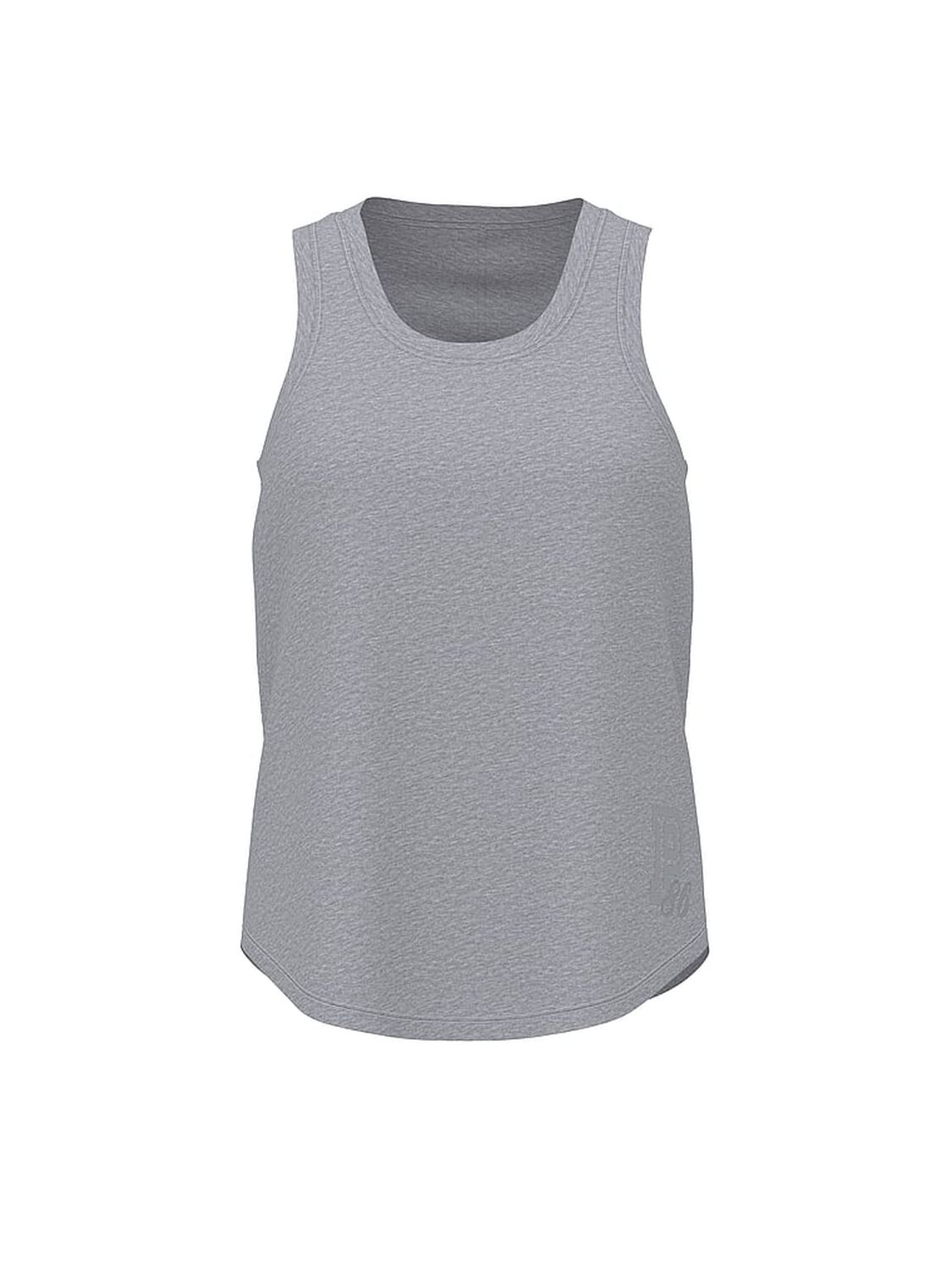 vs Pink Campus Cotton&trade; Tank Top Medium Heather Grey 3 of 3 