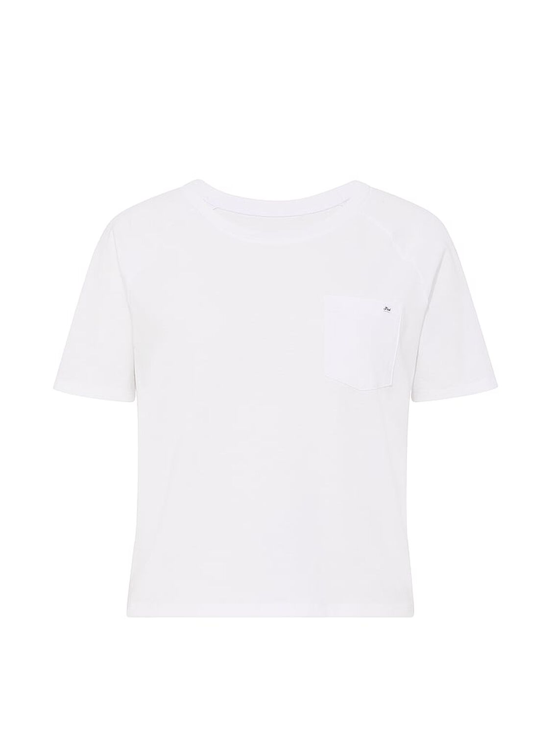 vs Pink Cotton Raglan Sleep Tee White 3 of 3 