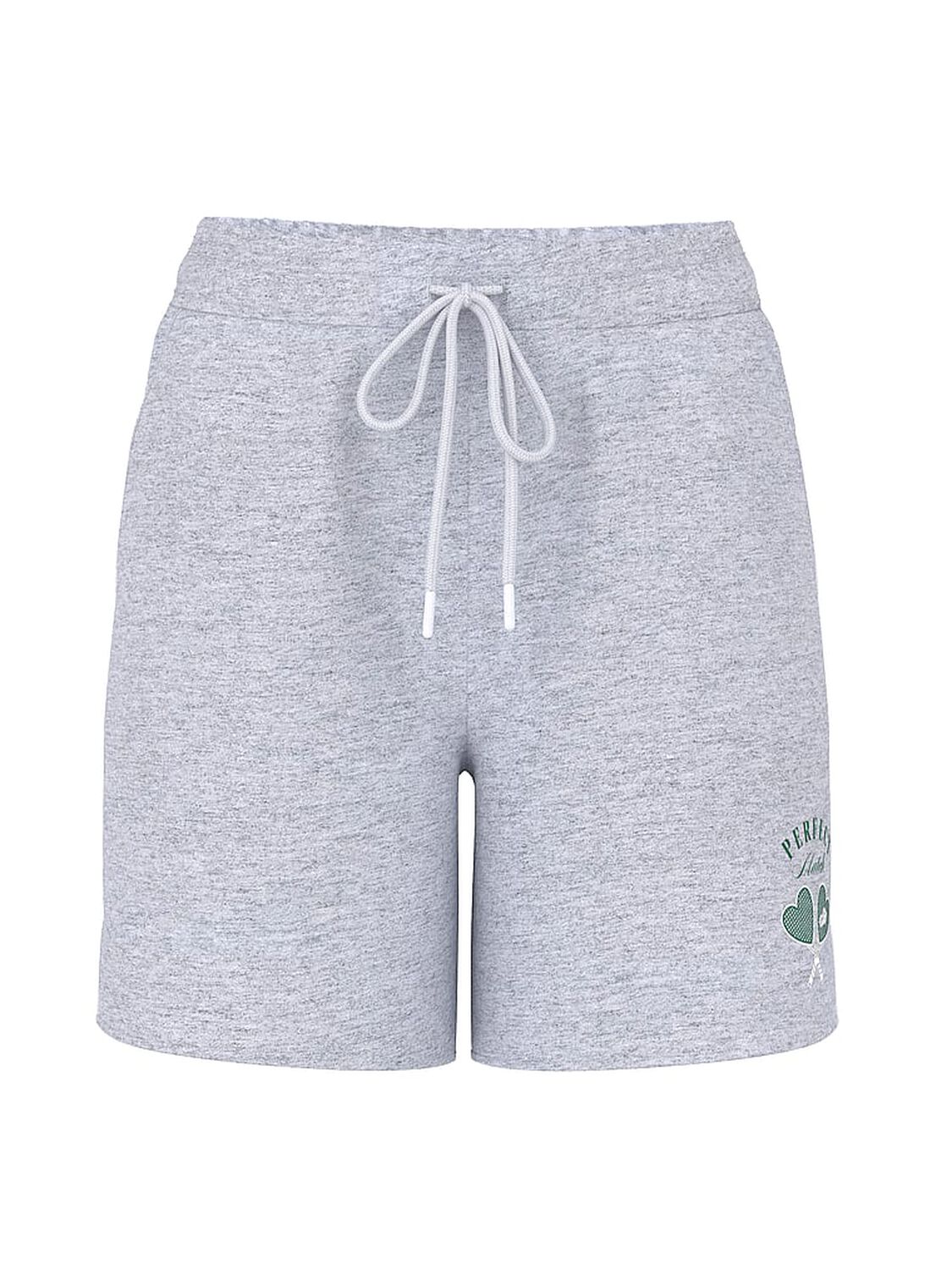vs Pink Ivy Fleece Campus Shorts Vs Medium Heather Grey Sports 3 of 3 