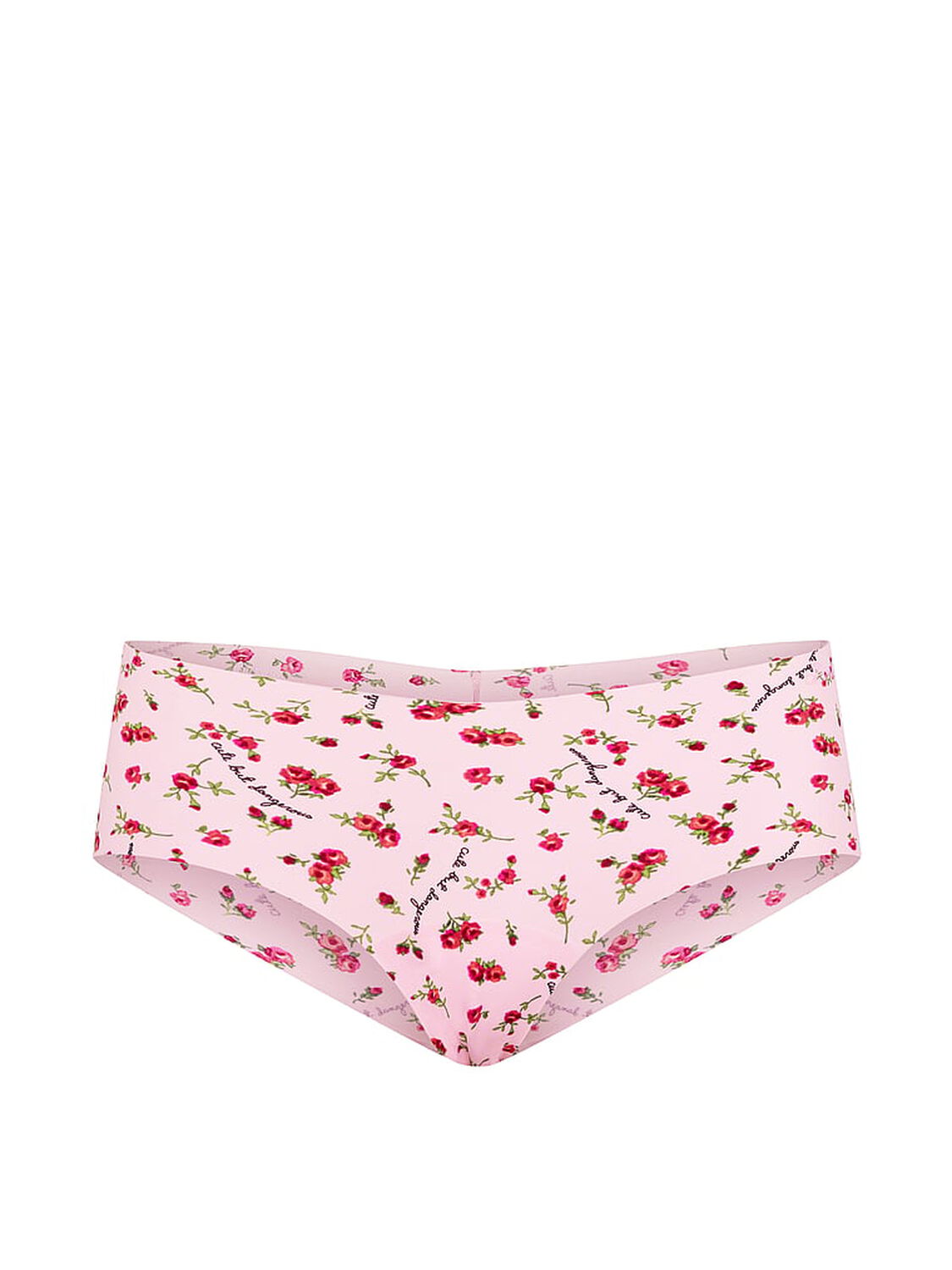 vs Pink No-Show Cheeky Panty Pink Tulip Cute But Dangerous Print 3 of 3 