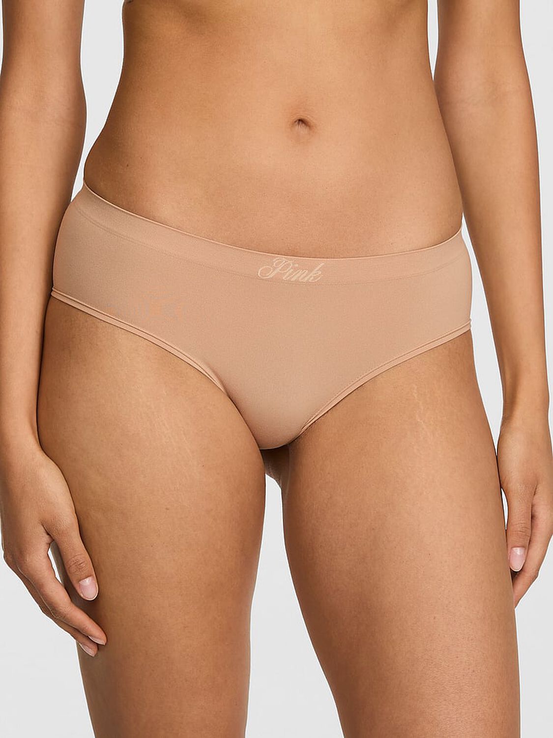 vs Pink Seamless Hiphugger Panty Praline 1 of 3 