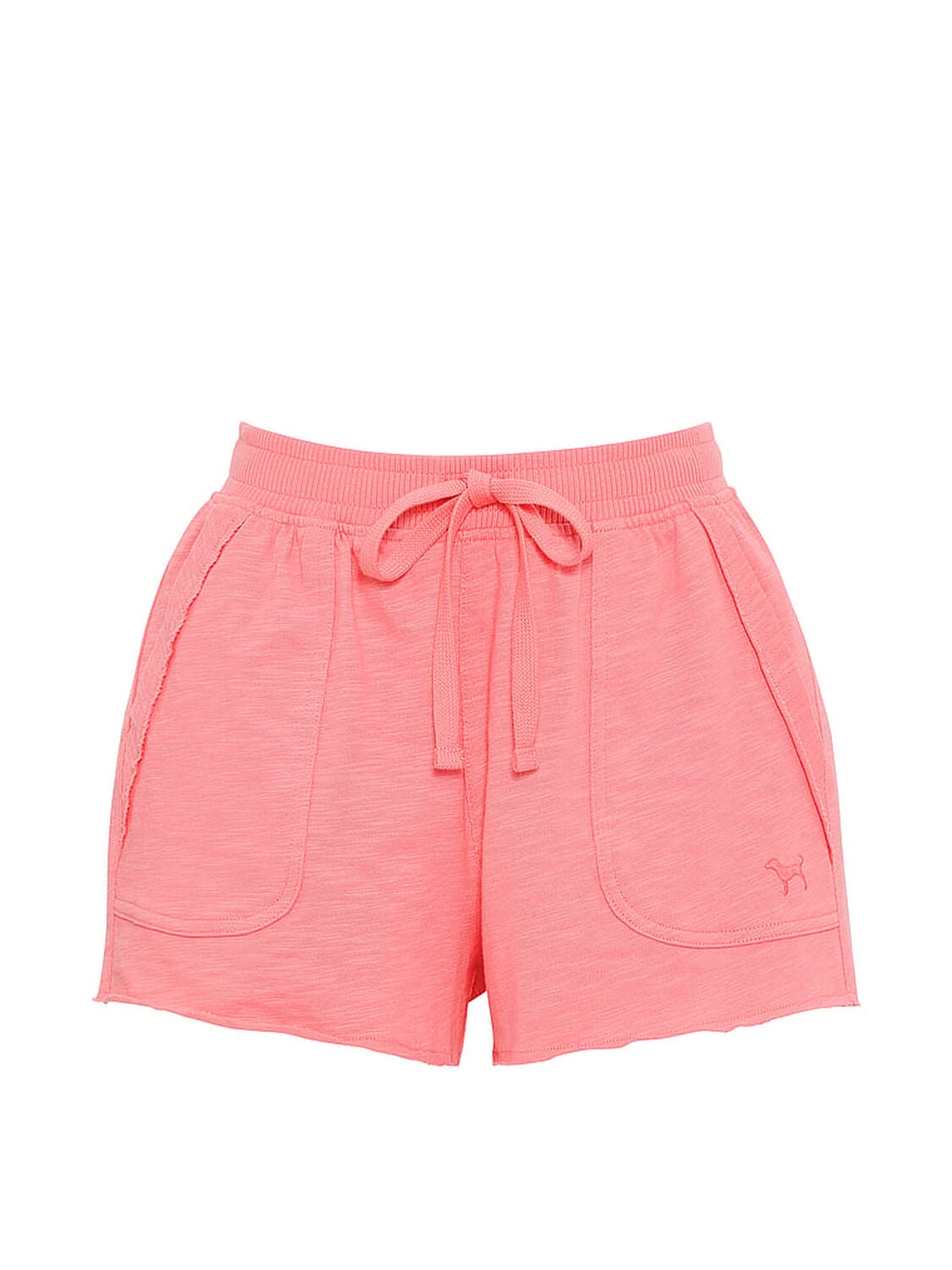 vs Pink Lightweight Lounge A-Line Shorts Frosted Coral 3 of 3 
