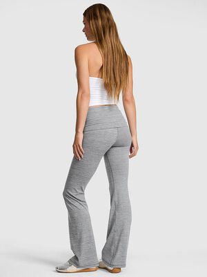 PINK Relay&trade; Ruched Foldover Flare Leggings