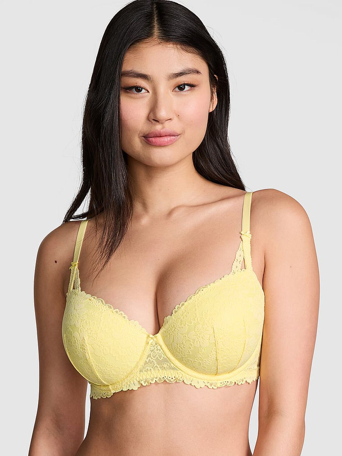 vs Pink Wink Lightly Lined Balconette Bra 1 of 3 
