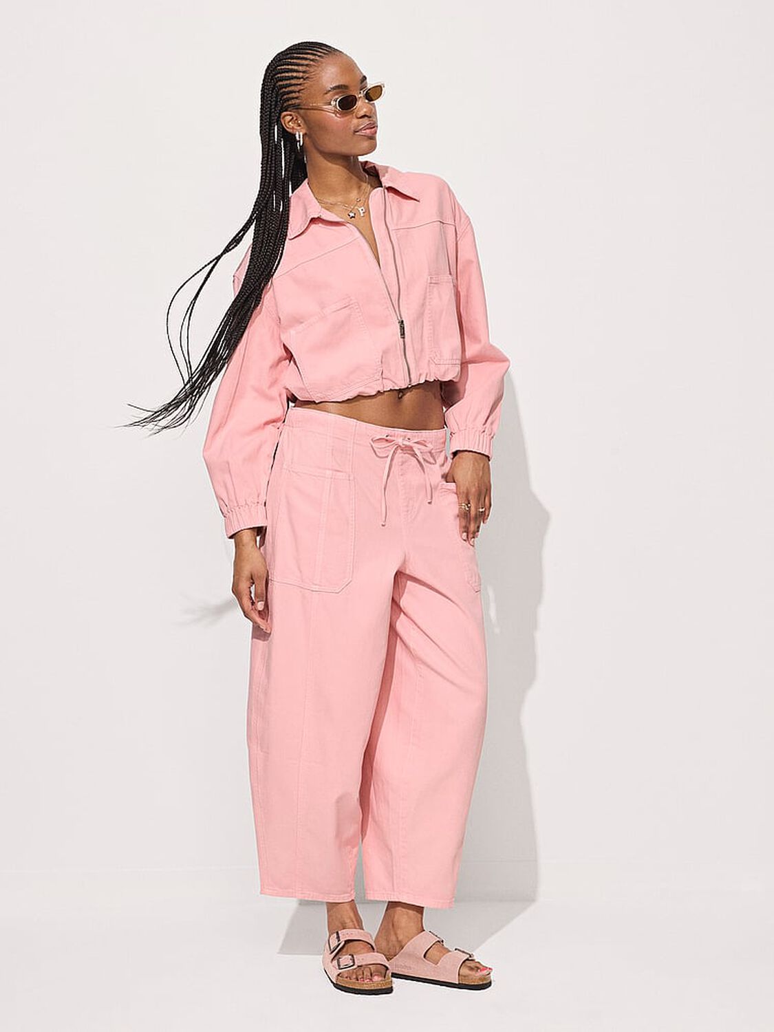 vs Pink Utility Bubble-Hem Jacket Dollhouse 3 of 3 