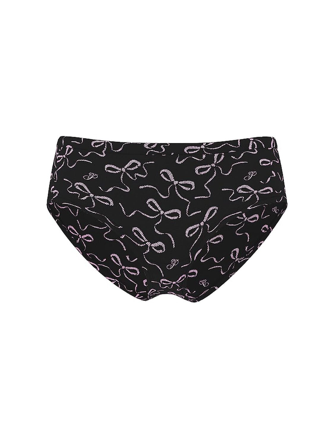 vs Pink Seamless Hiphugger Panty Black Bow Print 3 of 3 