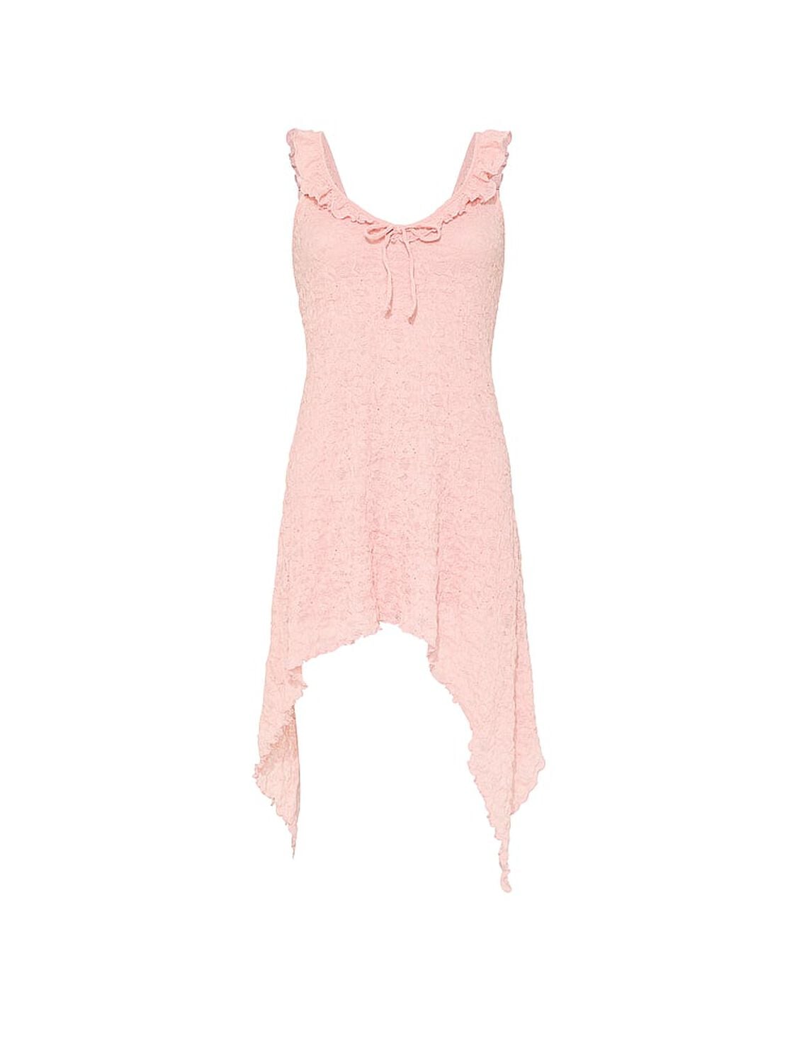 vs Pink Handkerchief-Hem Midi Dress Dollhouse 3 of 3 