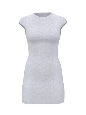 All-Day Soft Ribbed Bodycon Dress