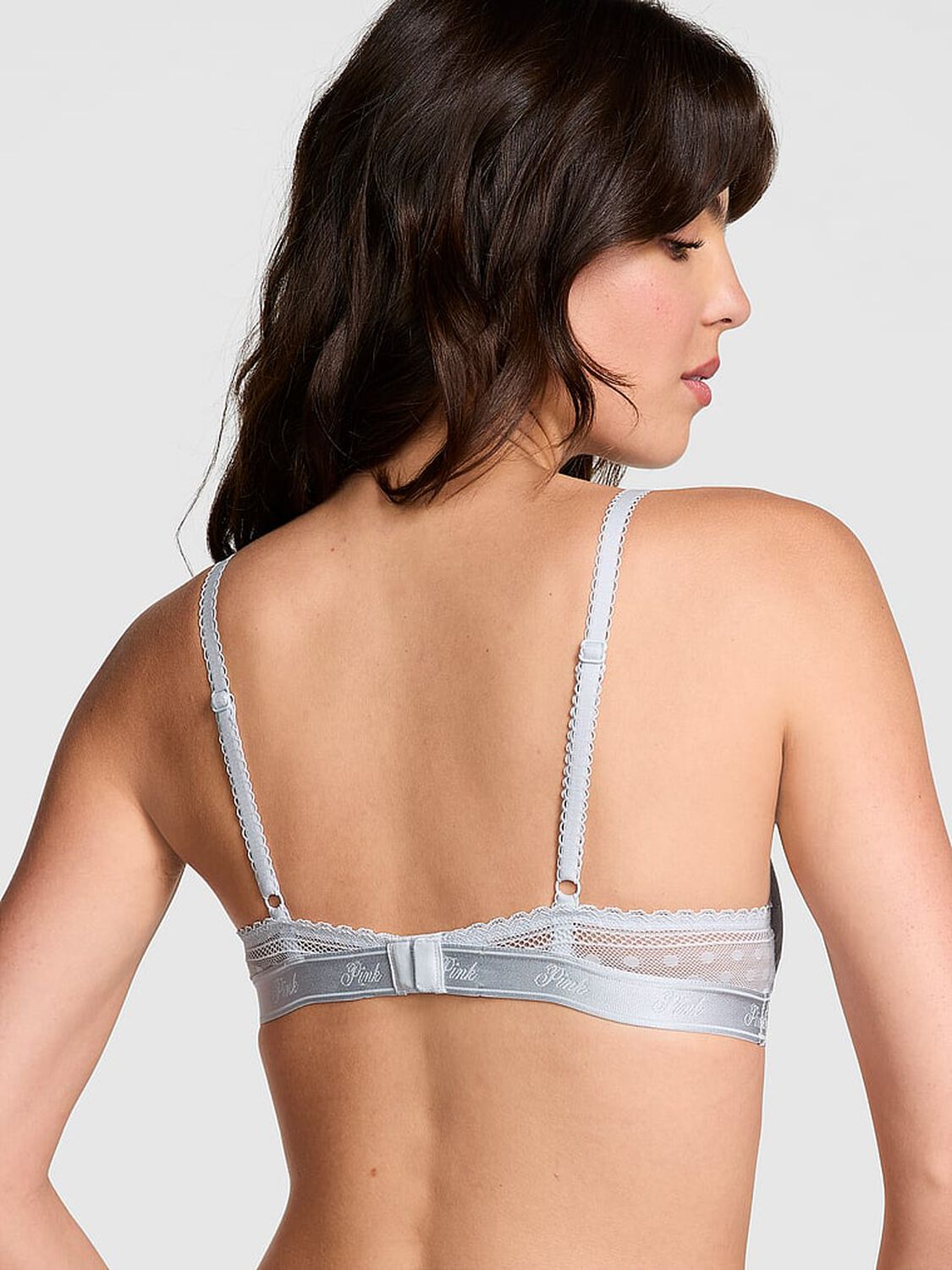 vs Pink Wink Lightly Lined Balconette Bra Hydrangea Blue 2 of 4 