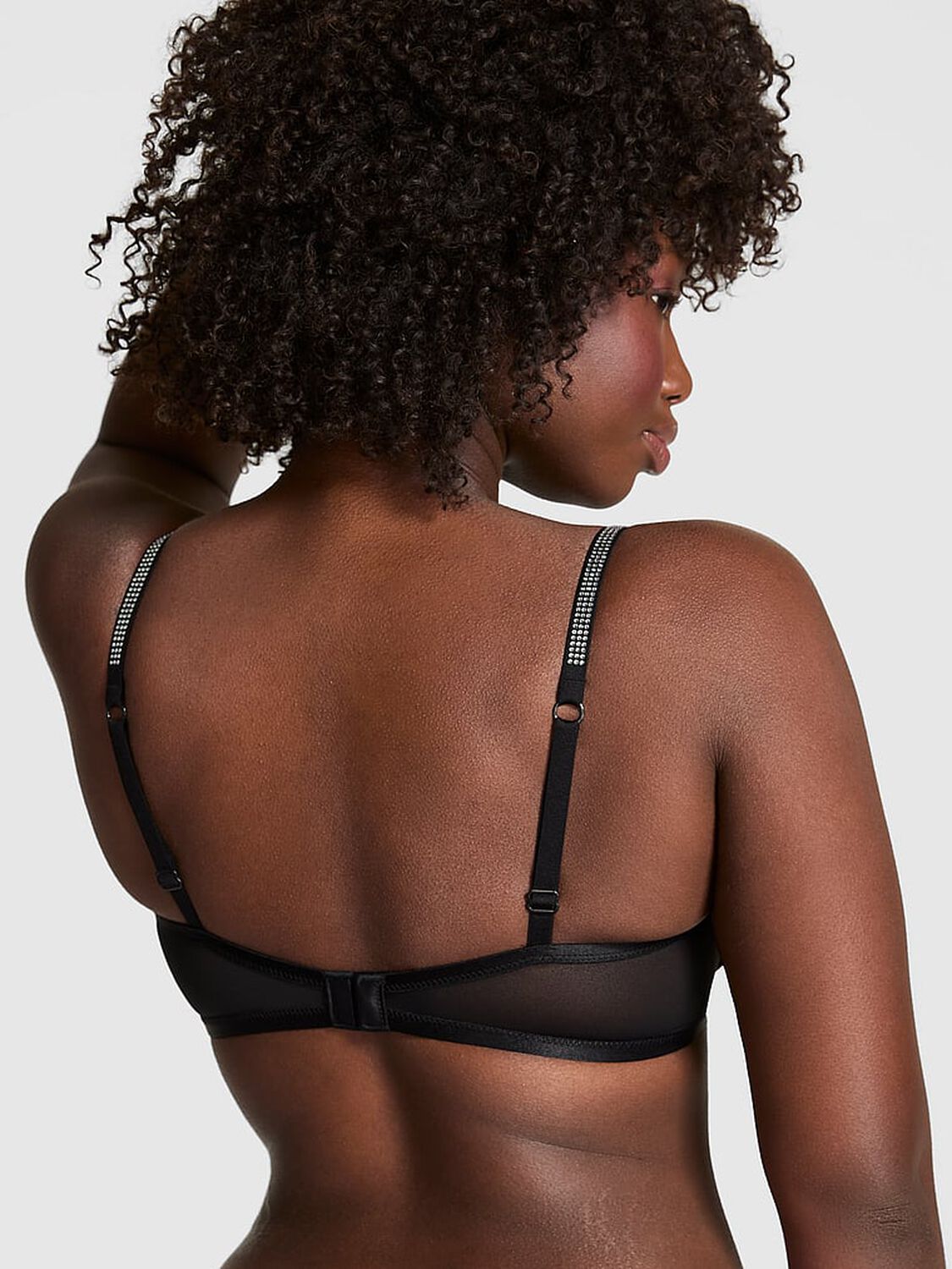 pink Pink Wink Wink Lightly Lined Balconette Bra Limited Edition Black 2 of 3 