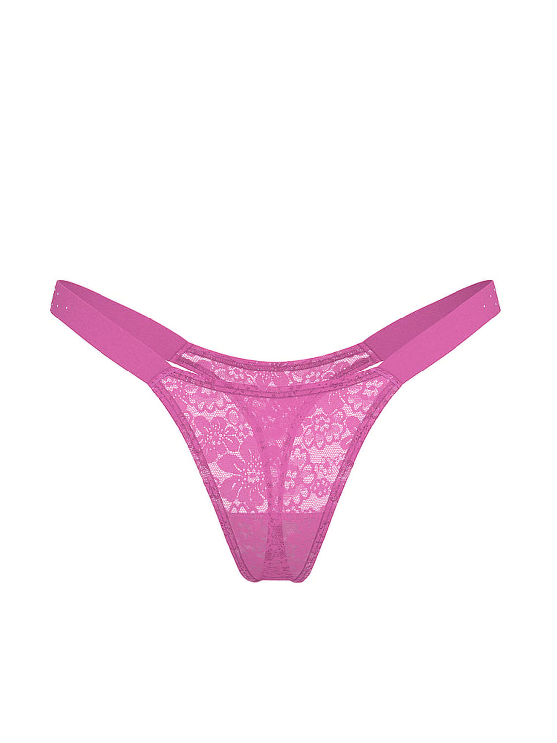 vs Pink Wink Bling Lace Micro Thong Panty Pink Gossip 3 of 3 