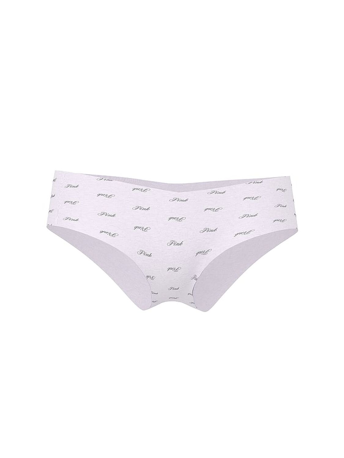 vs Pink No-Show Cheeky Panty Purple Whisper Logo Print 3 of 3 