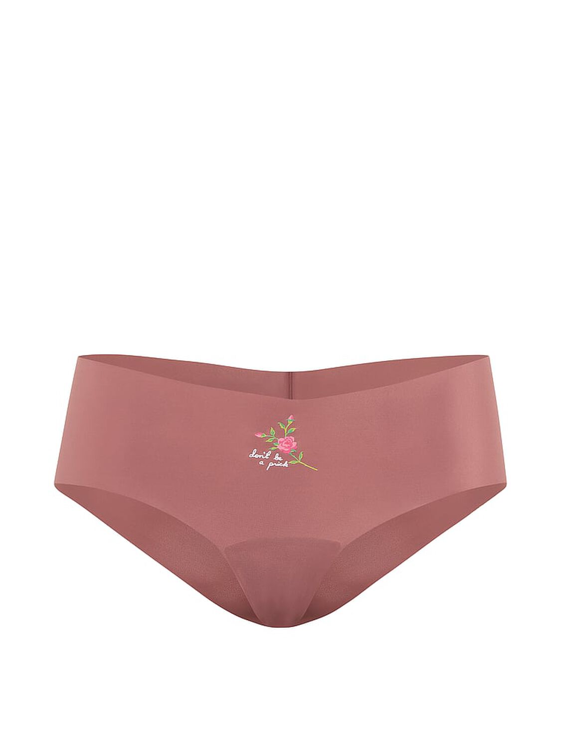 vs Pink No-Show Cheeky Panty Rose Taupe 3 of 3 