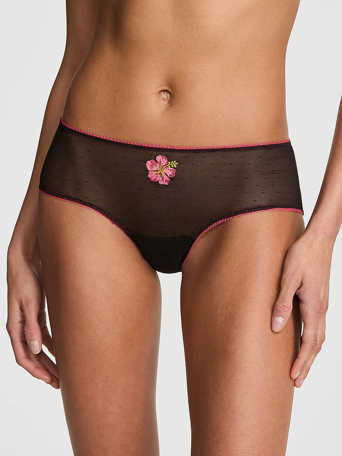 vs Pink PINK Wink&trade; Cheeky Panty Fall For Me Pink 1 of 3 
