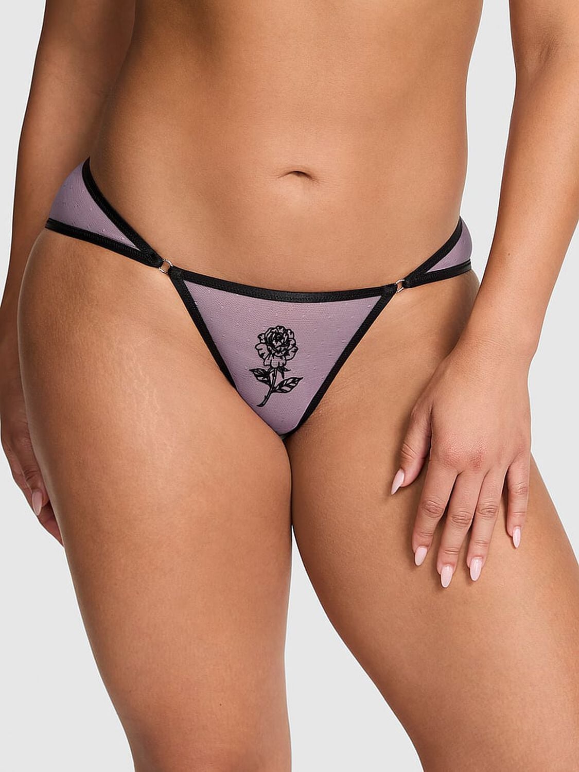 pink Pink Wink Wild Rose Low-Rise Cheeky Panty Frozen Plum 1 of 3 
