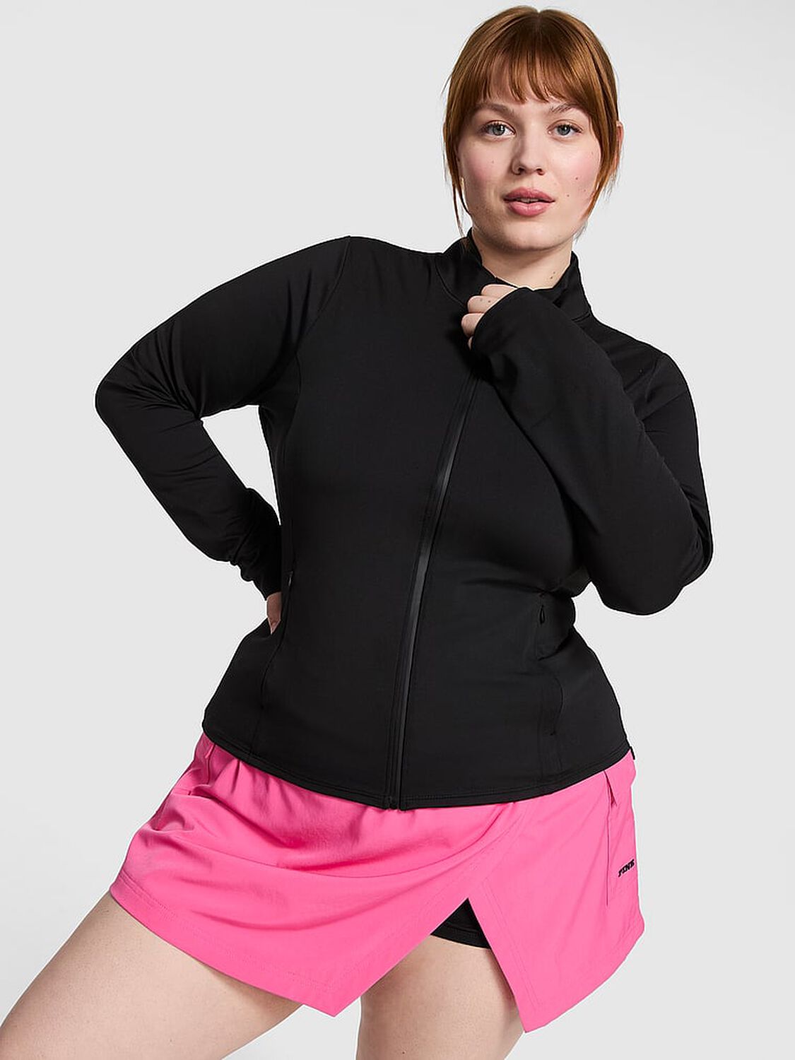 vs Pink Relay Full-Zip Jacket Black 1 of 3 